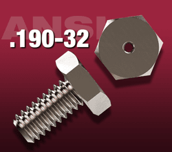 #10-32 Vented Hex Head Screws