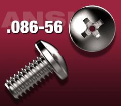 2-56 Vented Phillips Pan Head Screws