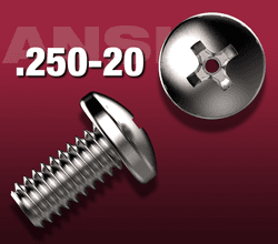 1/4-20 Vented Phillips Pan Head Screws