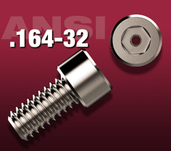 8-32 Vented Socket Head Cap Screws