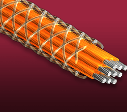 Round Cables Close up of 9-way round cable