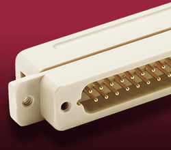 Specialty Connectors Close up of panel mount connector
