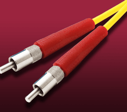 A pair of graded-index NIR 62.5-micron air cables