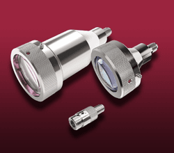 Fiber Optic Collimators and Filter Holders Three different sized fiber optic collimators