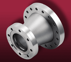 CF Conical Reducer Fittings Conical reducer fittings on CF flanges