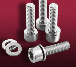 Conflat fastener kit, including four bolts and lock washers