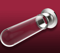 Closed-End Non-Magnetic ISO Glass Adapters Single-flanged closed-end non-magnetic ISO adapter