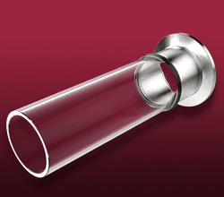Open-End ISO Non-Magnetic Glass Adapters Single-flanged non-magnetic open-end ISO adapter