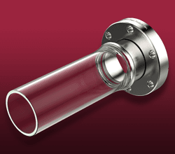 Open-End Non-Magnetic Glass Adapter Single-flanged non-magnetic open-end CF adapter