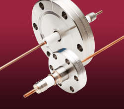 High Voltage CF Feedthroughs Two high power CF feedthroughs