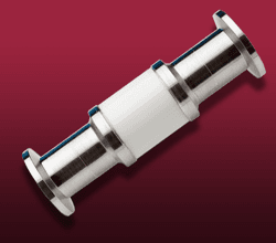 ISO Breaks Ceramic vacuum break on two ISO flanges