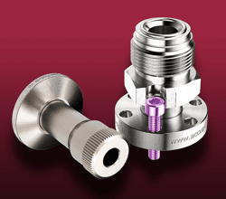 Flange Adapters and Hybrid Fittings Ultra-Torr fitting and male VCR fitting on KF flanges