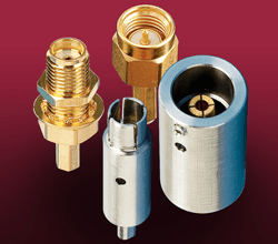 Coaxial SMA Connectors Accu-Fast 375, 620 and SMA male and female UHV connector