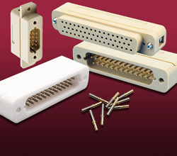 50-socket female and 25-pin male sub-D connector, 25-socket male Macor connector and 9 high duty T-1 female contacts