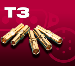 T-3 Electrical Contacts Five female TYPE: T-3 standard power contacts