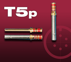 Three female TYPE: T-5p power contacts