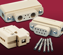 2 TC/2 power and 4 TC pair UHV connectors, UHV strain relief and five TC contacts