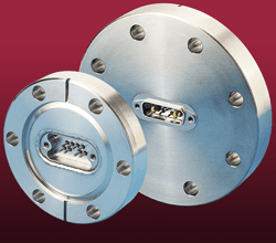 Two CF thermocouple feedthroughs