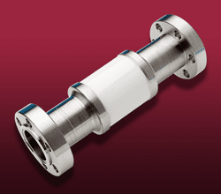 CF Breaks Ceramic vacuum break on two CF flanges
