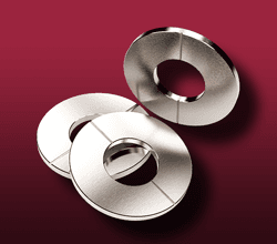 Vented Flat Washers Three vented flat washers