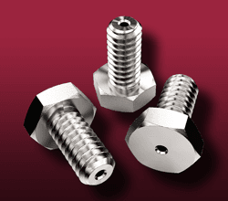Vented Hex Head Screws Three hex head screws