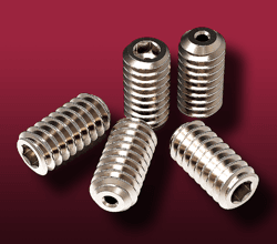 Vented Socket Head Set Screws Five socket head set screws