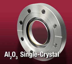 Sapphire vacuum viewport on CF flange
