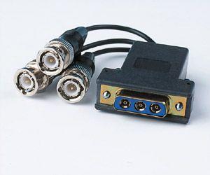 Sub D-Connector to BNC Connector - 3-Coax - Female