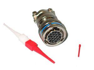 Air Service Connector - 19-Pin, Straight Shell, Circular