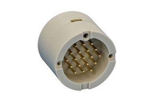 UHV Connector - 19C - Male, Circular PEEK