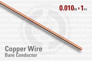 Copper Conductors with an Outside Diameter of 0.01"