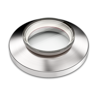 Corning - 7056 Glass Viewport - NW16 KF Flange