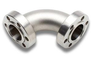 1.33" CF Flanged - 90º Radius Elbow