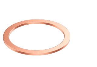 Copper Gaskets for 3.38" CF flange