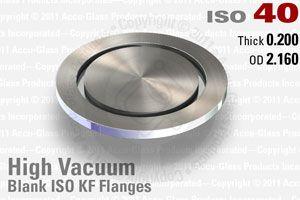 NW40 KF Blank ISO Flange