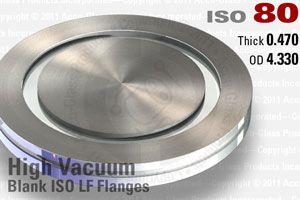 NW80 LF Blank ISO Flange