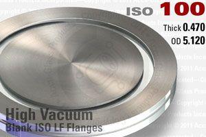 NW100 LF Blank ISO Flange